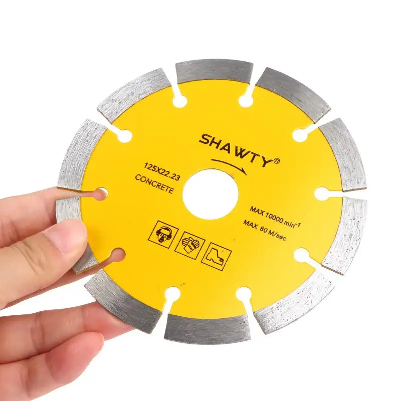 Yellow Sliver 125MM Diamond Disc Saw Blades Cutting Blade Disk For Angle Grinder Cutting Marble Ceramic Granite Concrete Wood