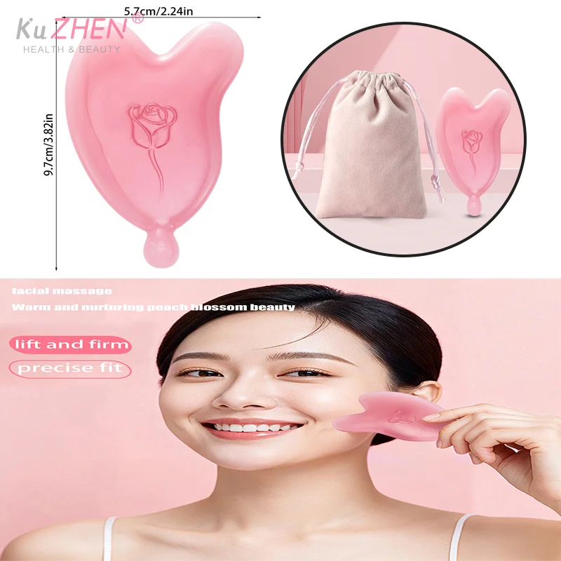 

Подтяжка лица Guasha, скребковый массажный скребок для лица, инструмент для массажа глаз, спа-массажная пластина, уменьшение отечности, лифтинг носа, массажер для лица