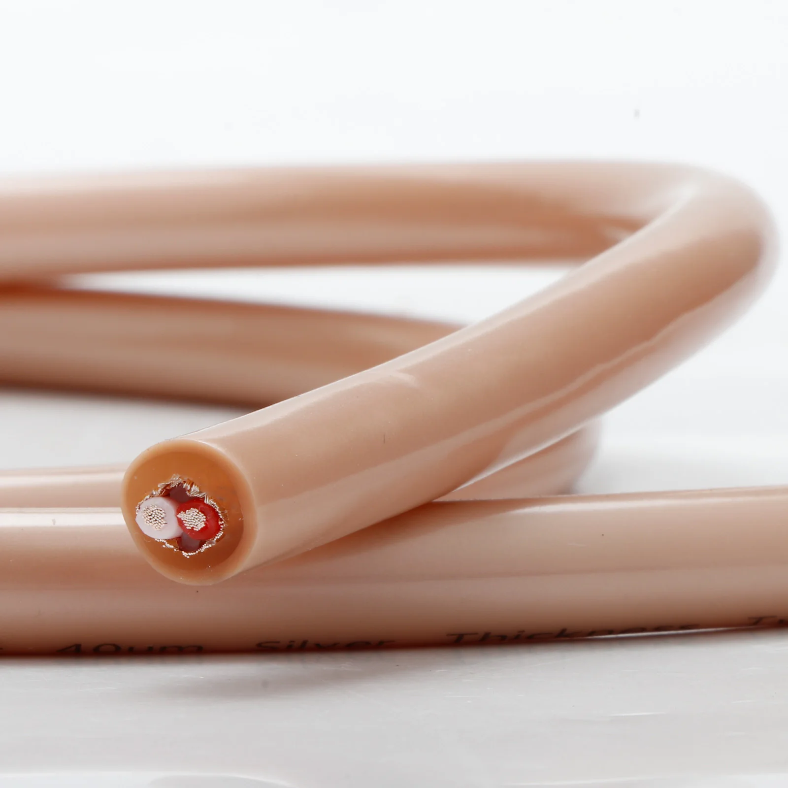 

X419 36-core Silver-plated HiFi Audio Cable, Bulk Cable without Plug, can be used for DIY Speaker Cables