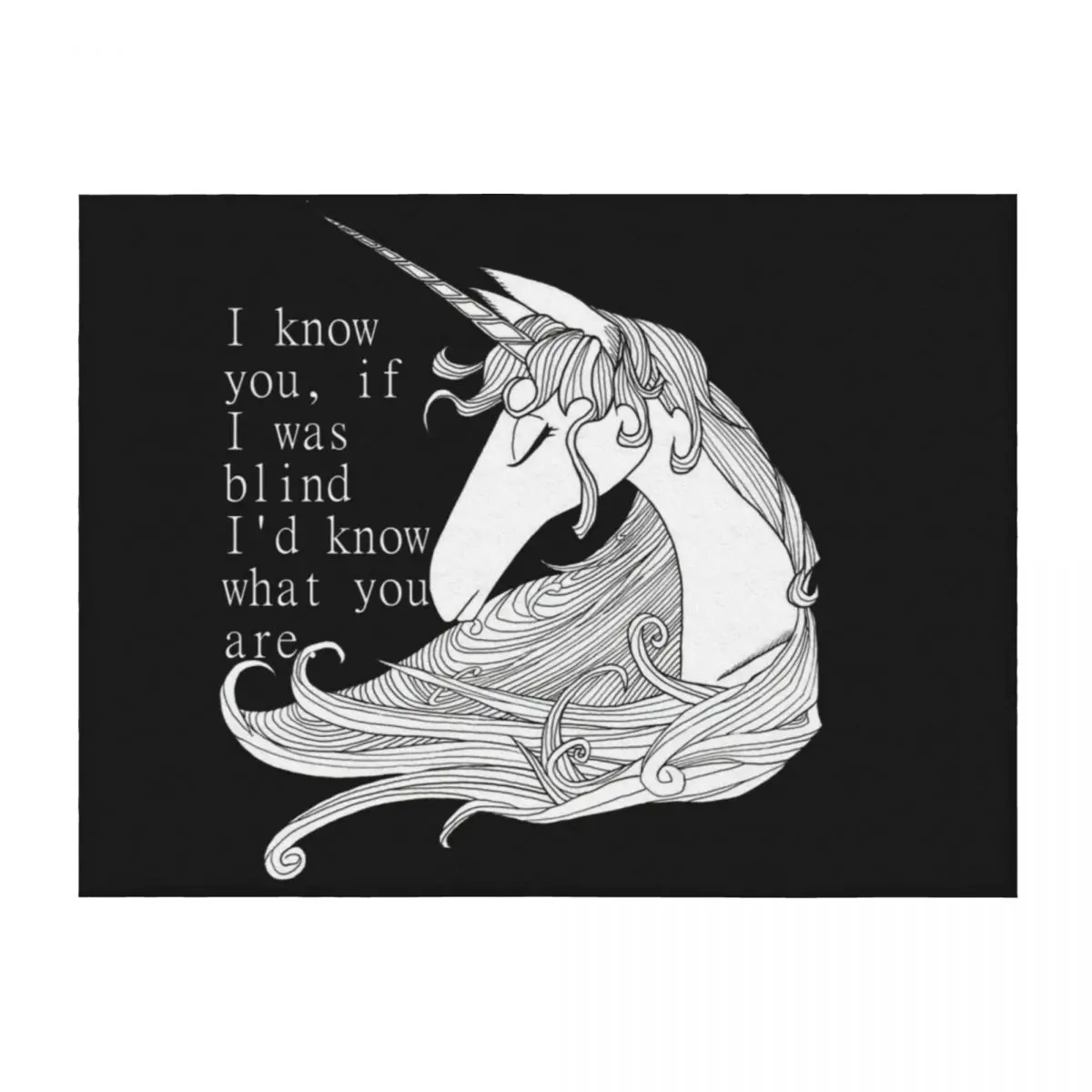 

Unicorn reflection Throw Blanket Soft Beds Bed covers for sofa Decorative Throw Blankets