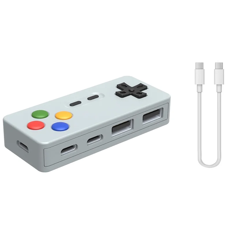 لأجهزة الكمبيوتر المحمول لوحة مفاتيح وماوس U-القرص محول 4In1 غمبد النمذجة محور أذرع التحكم في ألعاب الكمبيوتر USB Type-C واجهة-BTFL