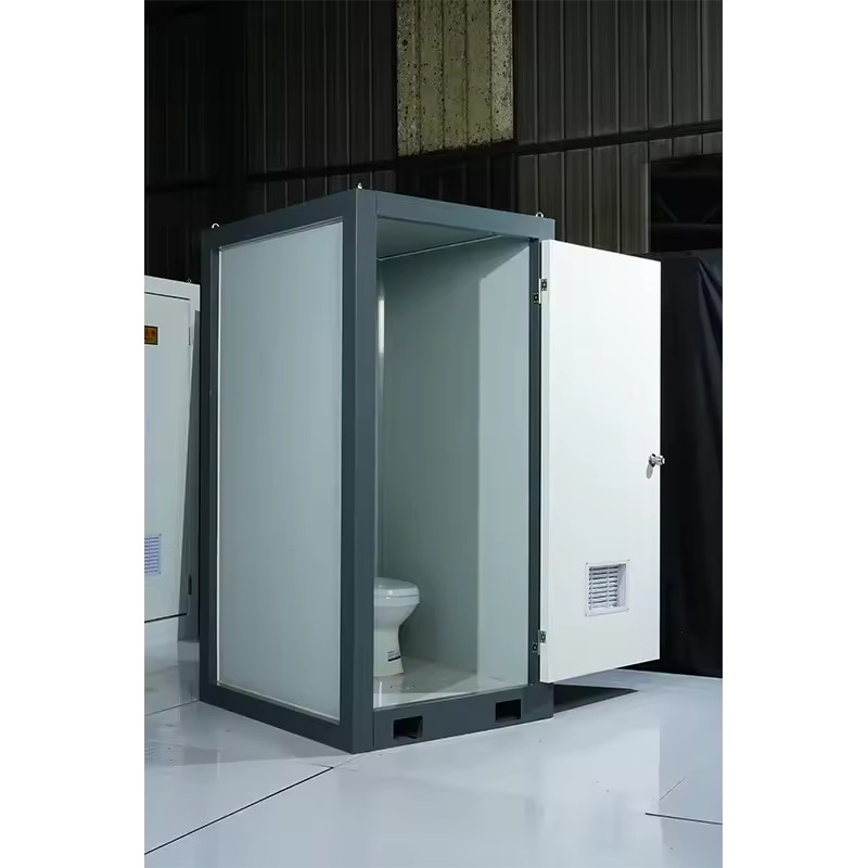 Single Prefabricated Portable Shower Toilet House image