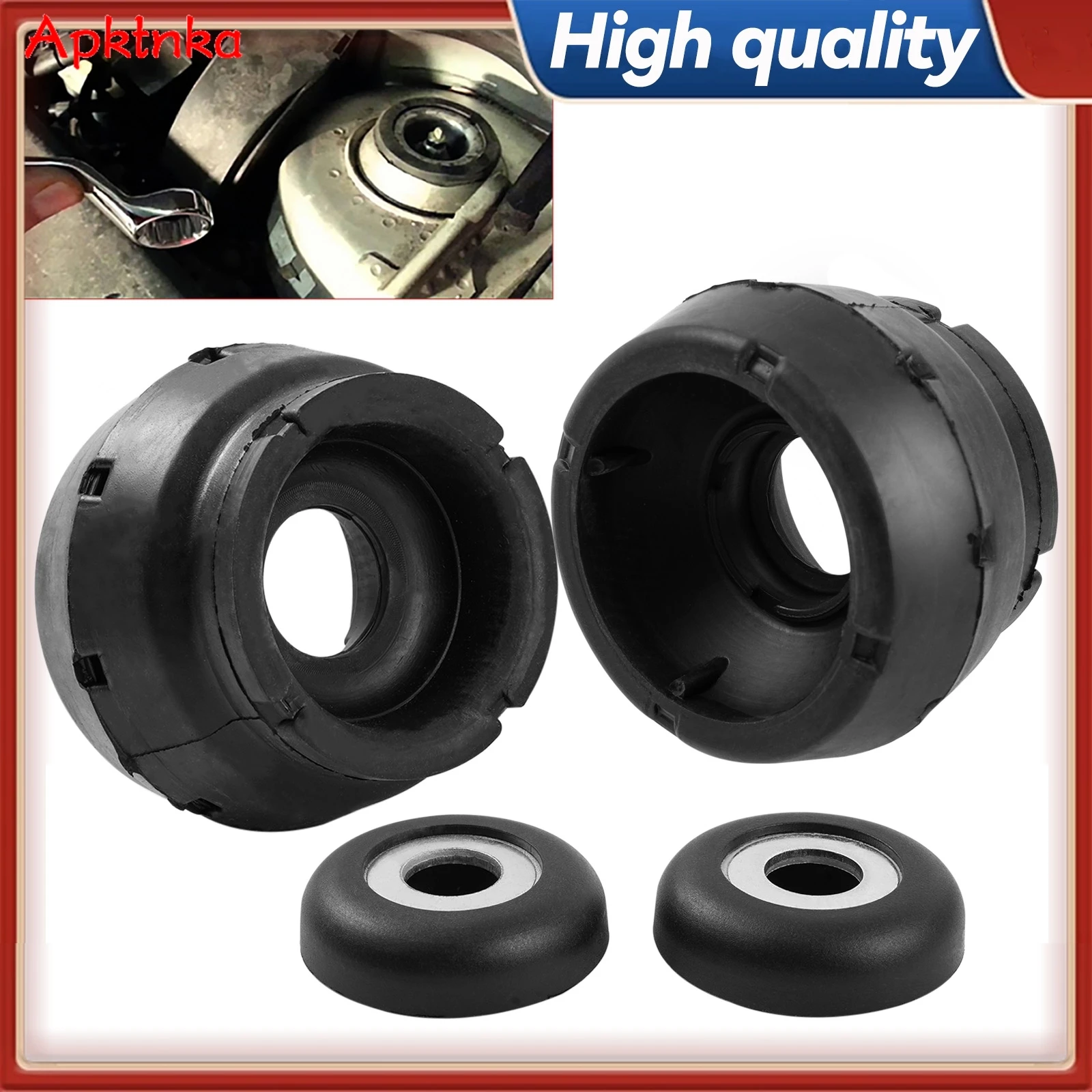 Car Front Left Right Strut Mount Bushing Bearing Set 1J0412331C 1J0412249 For Skoda Octavia Fabia VW Golf Jetta Polo Audi TT A1