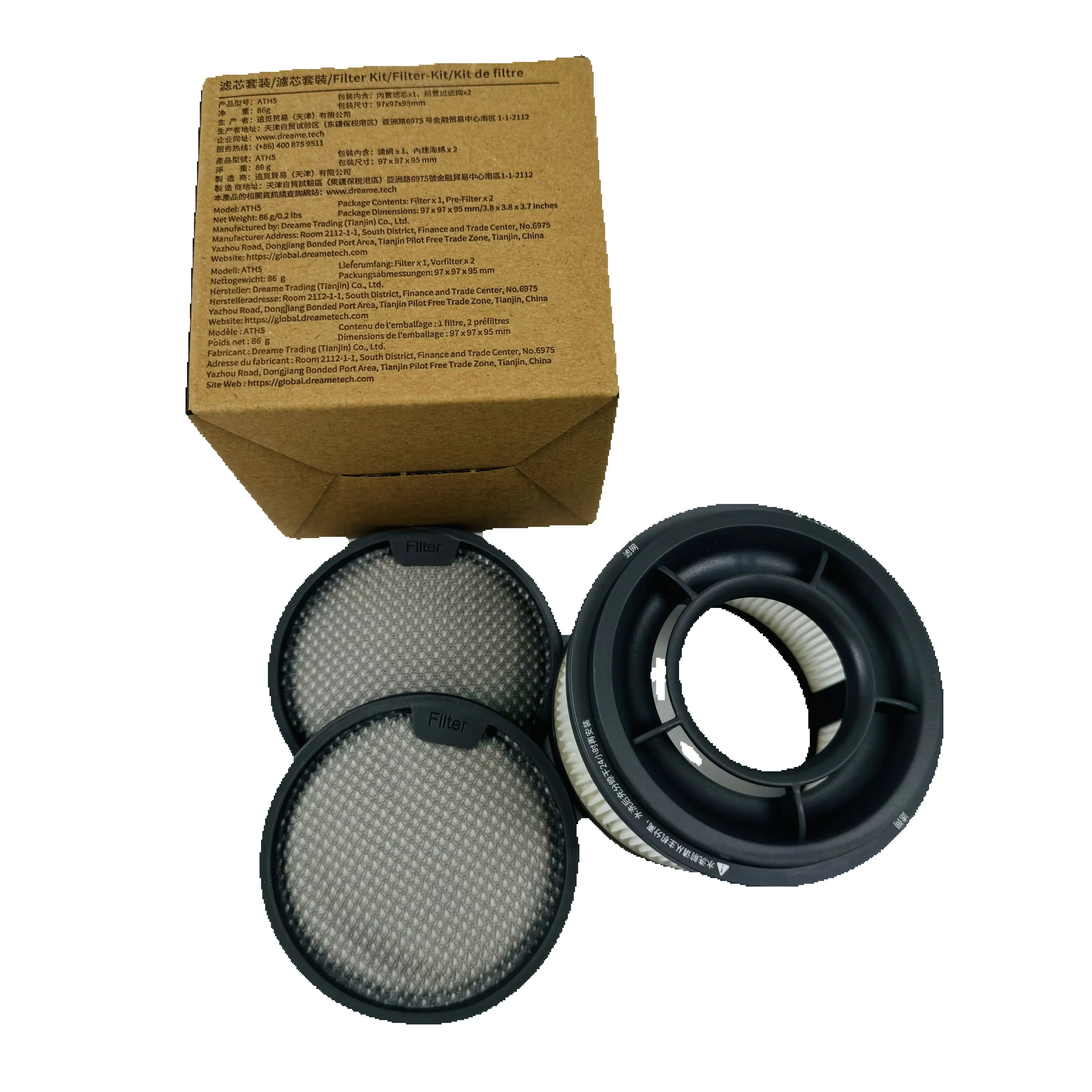 Dreame R20 Aqua Mova S5/S5 Detect Mova S5/S5 Detect Aqua Vacuum Cleaner HEPA Filter Set
