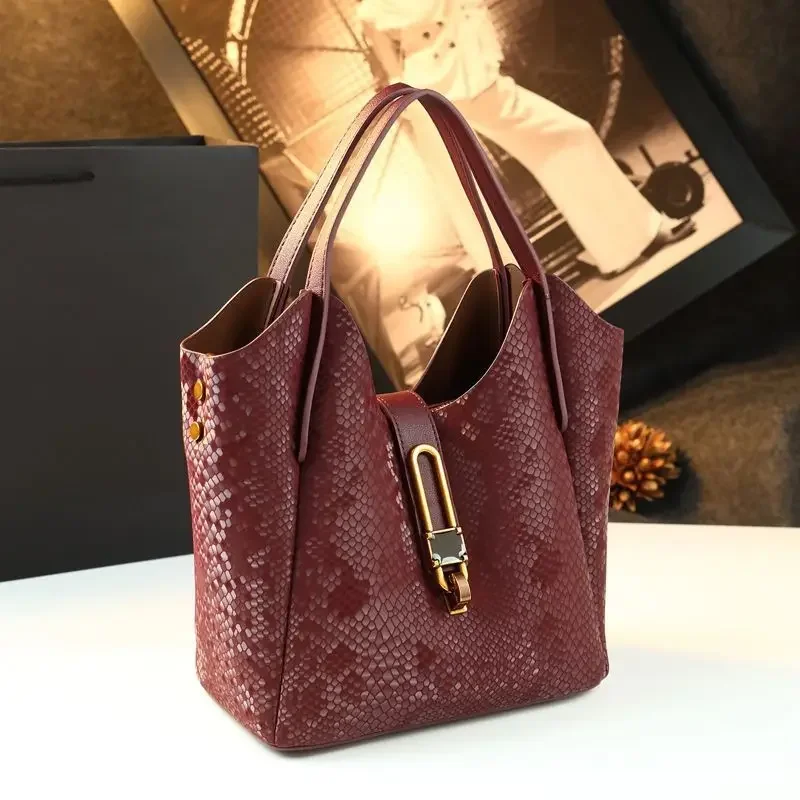 

2025 New Fashion Serpentine Women Handbags European Designer Leather Ladies Shoulder Bags Female Girl Brand Luxury Crossbody Bag