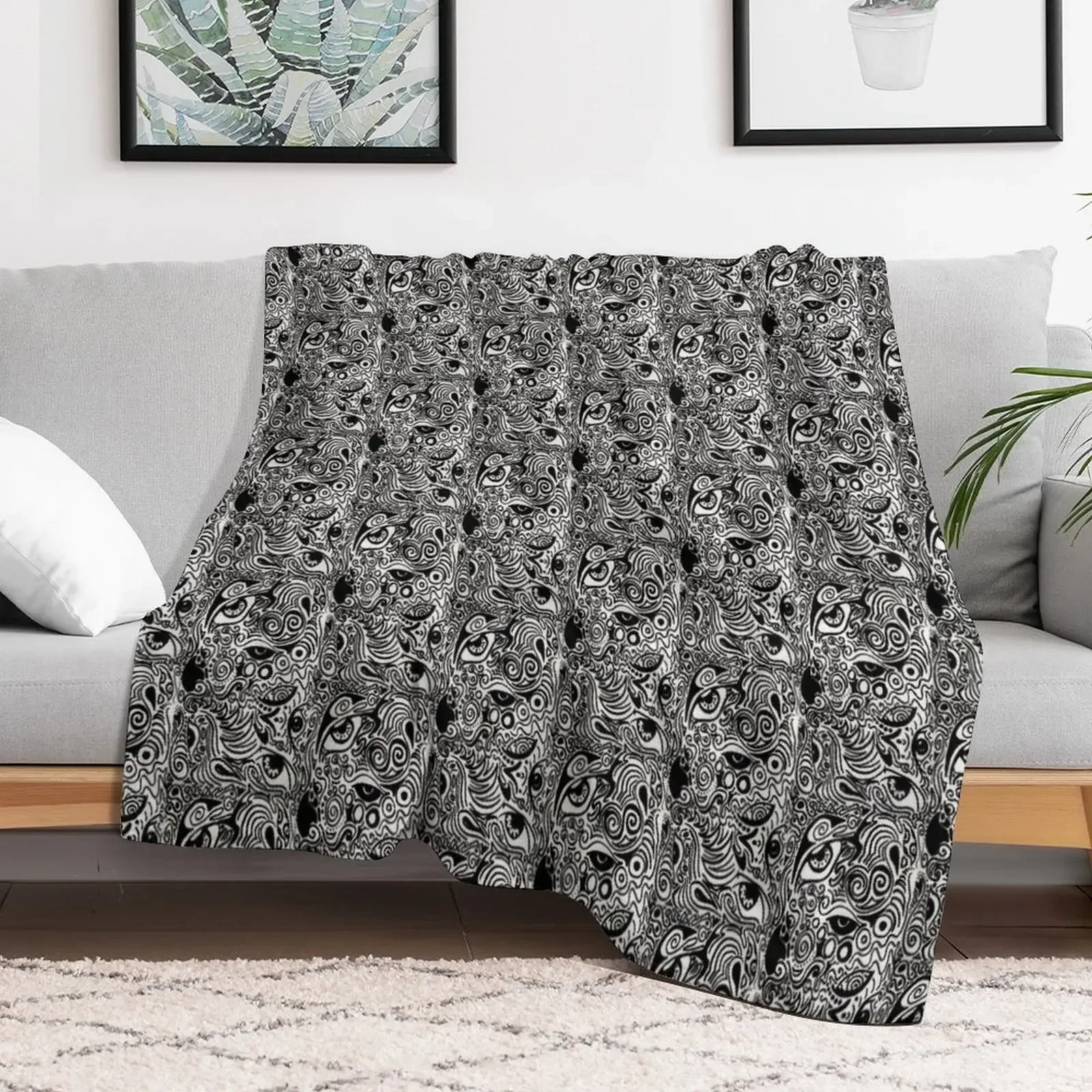 

Zentangle Eyes Throw Blanket For Baby Luxury St Luxury Blankets