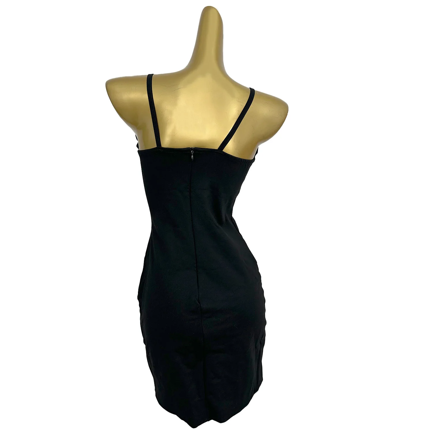 Sukienka Sexy Głęboki Dekolt V Cienkie Ramiączka Klub Nocny Studniówka Sukienka z Cyrkoniami Suknia Wieczorowa Kostium na Imprezę Damska Sukienka Koktajlowa Obcisła