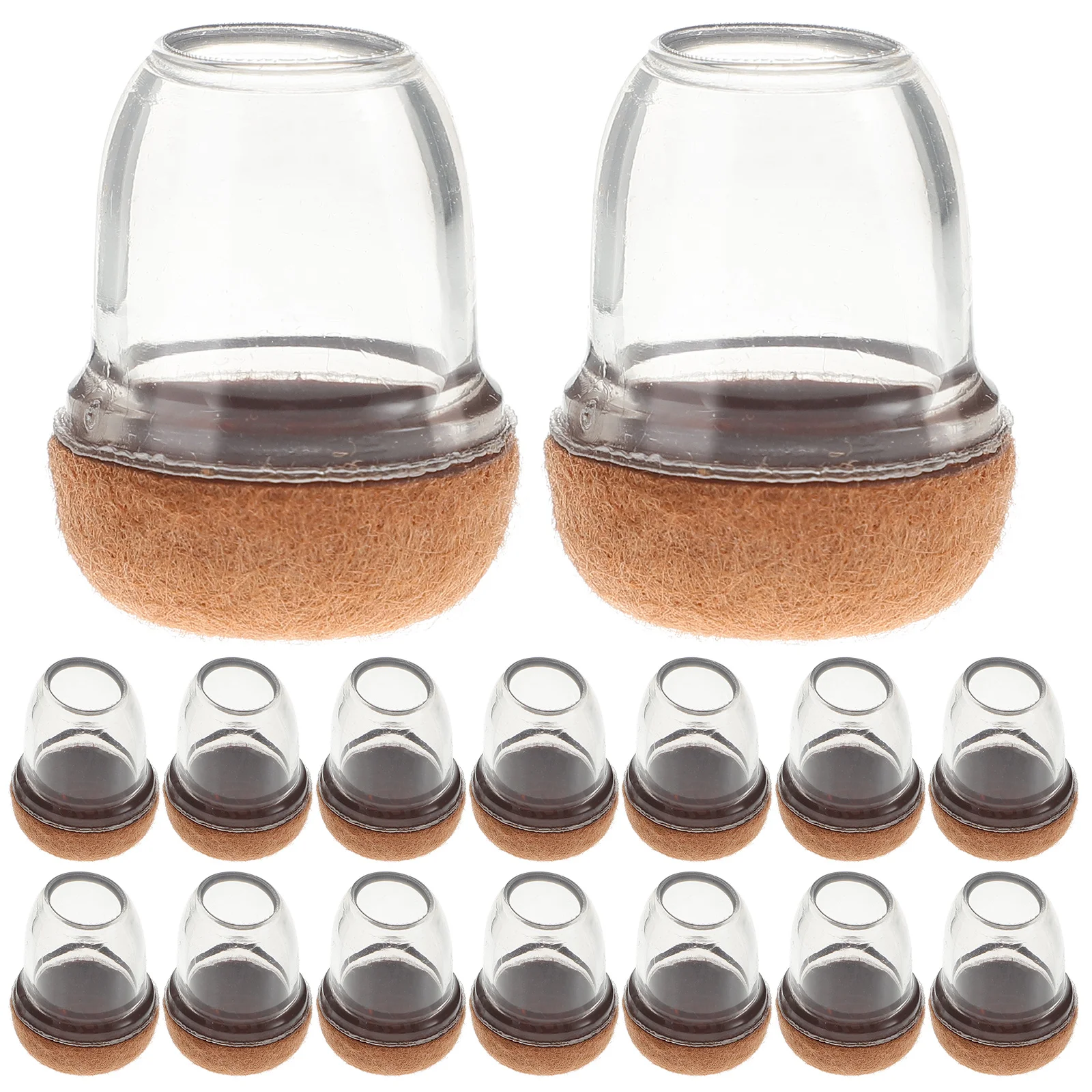 

16Pcs Chair Leg Pads Furniture Covers Soft Protectors for Wood Floor Protection Sofa Table Closet Desks Chair Pads