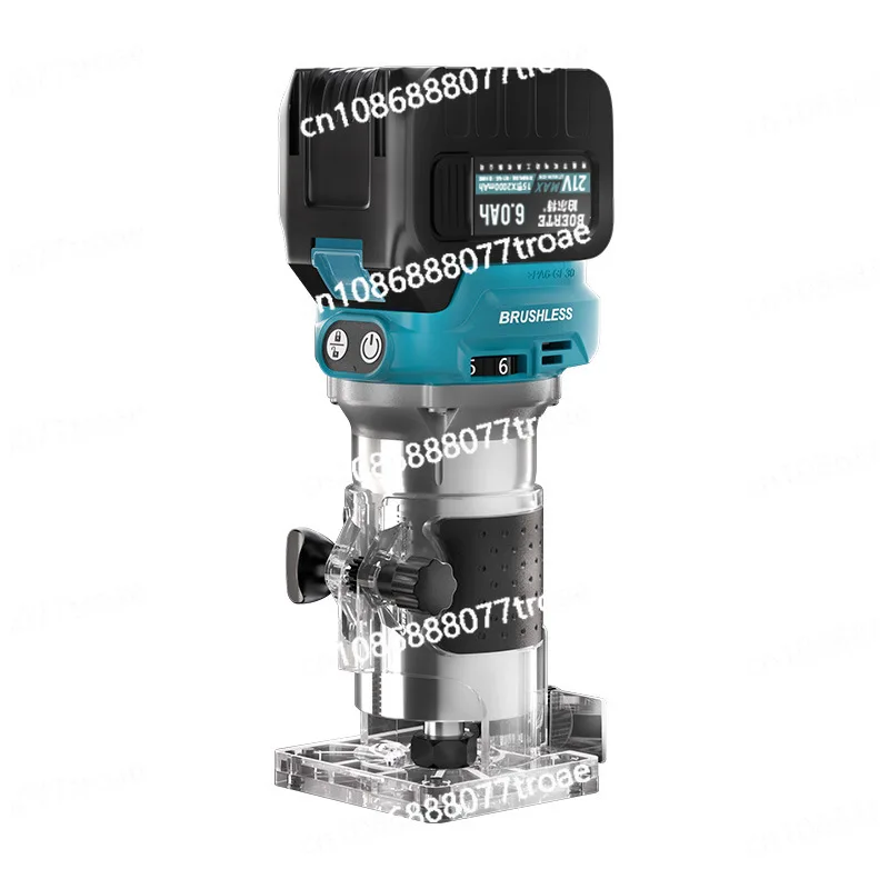 

Bolt brushless rechargeable trimming machine, lithium battery slotting machine, portable woodworking carving machine