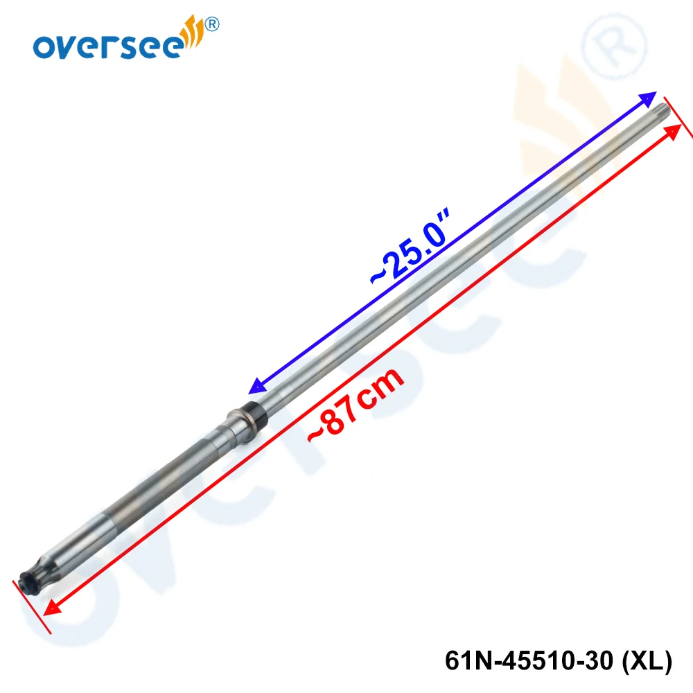 61N-45510-30 Drive Shaft XL For Yamaha Outboard 2/4 Stroke 25HP F25-04010000L Parsun Engine