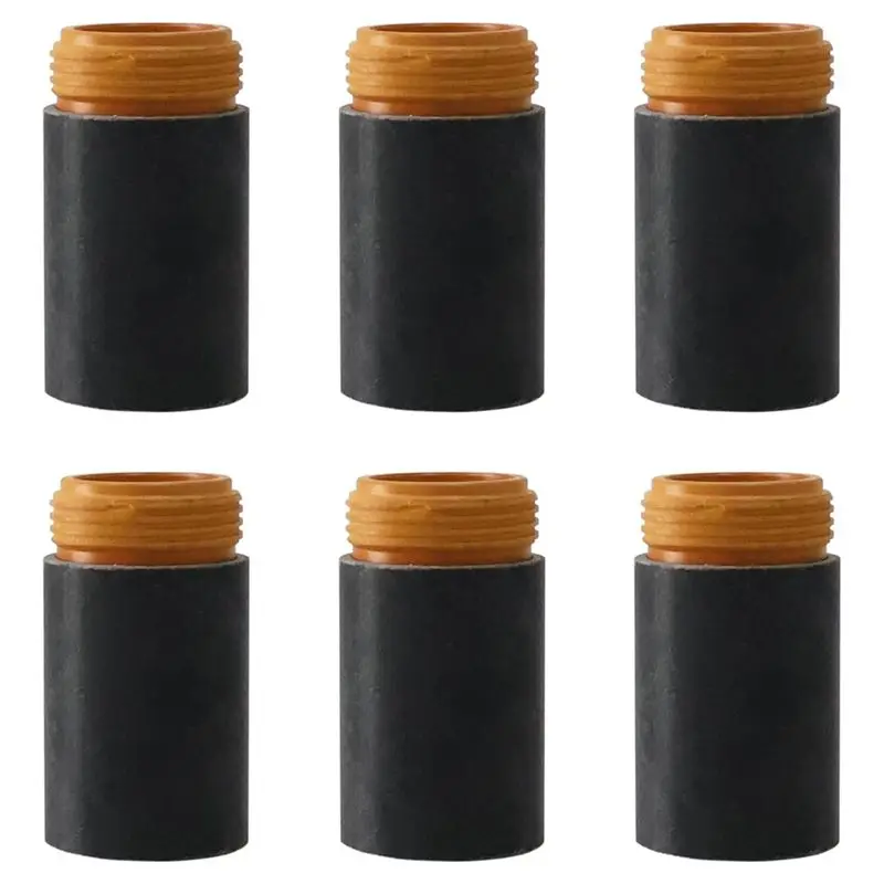 

Happy New- 6Pcs 220854 Retaining Cap Plasma Consumable Fit For 45XP/65/85/105 Cutting Torch