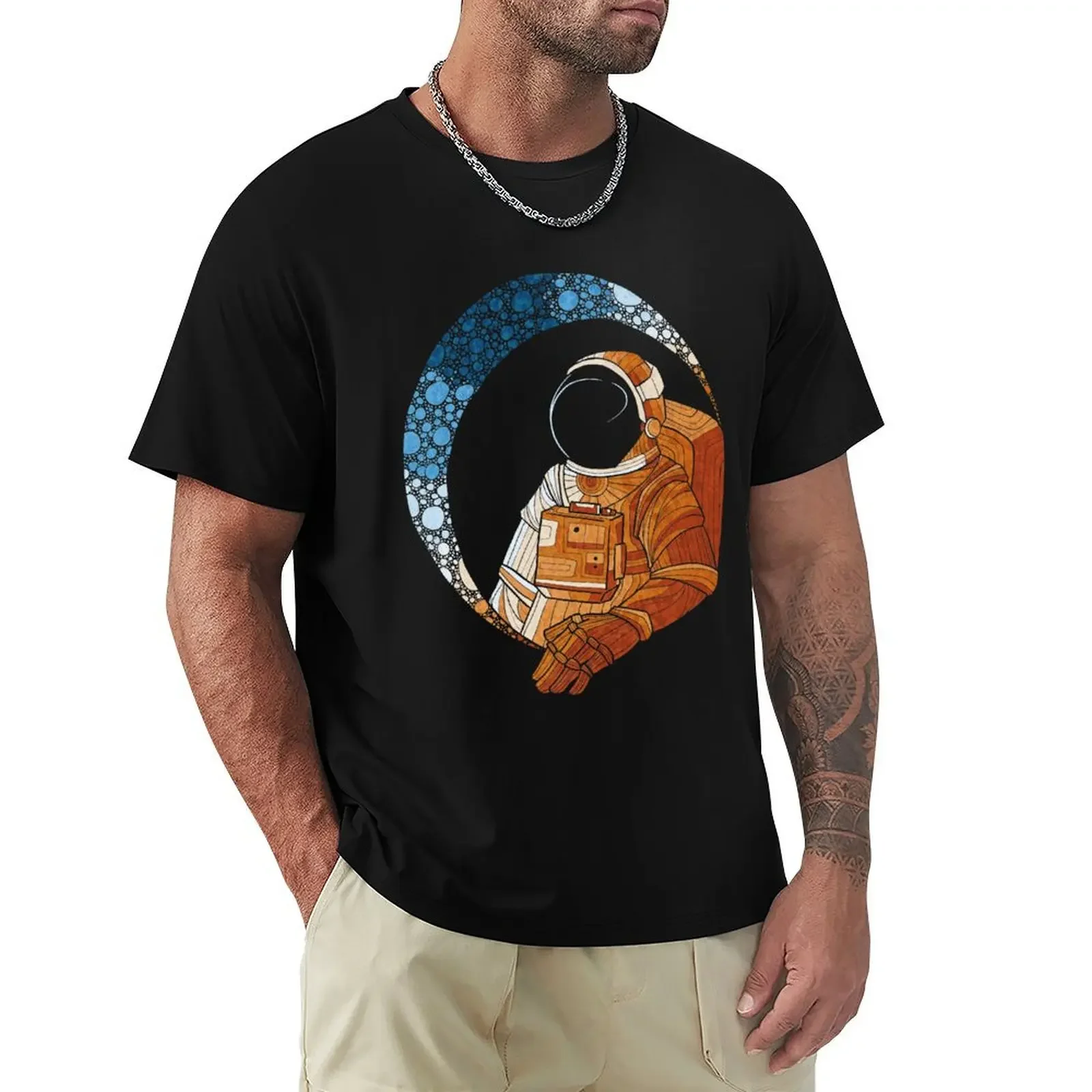 Spaceman T-Shirt cotton graphic tees shirts graphic tees mens graphic t-shirts big and tall