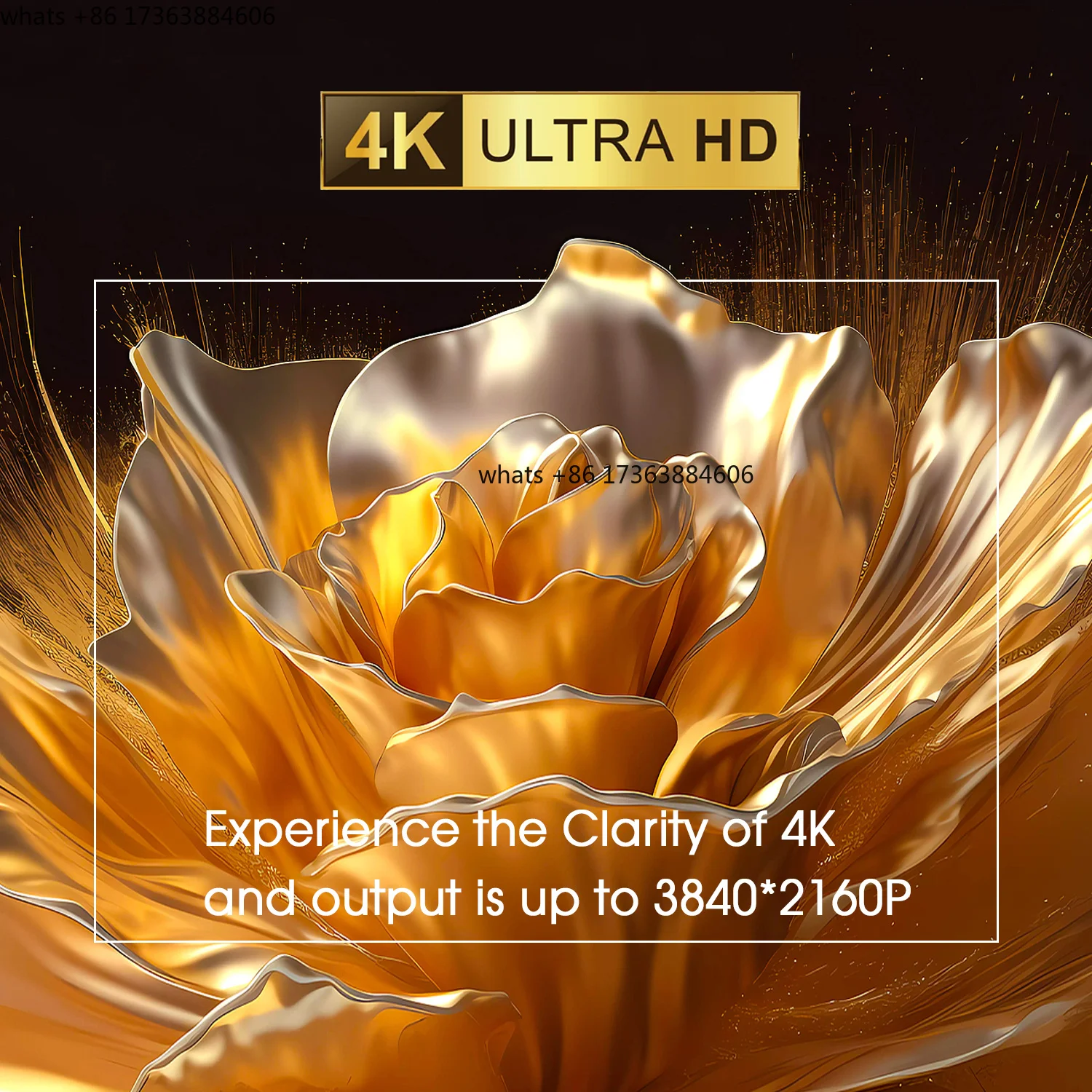 Проектор RD910 Ultra 4K UHD, 2800 ANSI люмен, 3 ГБ DDR4 + 64 ГБ EMMC 16 °   Проектор для домашнего кинотеатра и бизнеса с оптическим модулем в герметичном корпусе и наклонной подставкой
