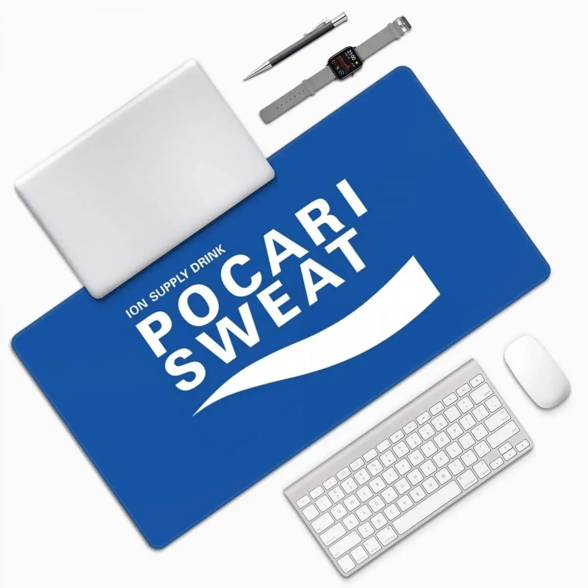 Just Some Pocari Sweat Merch Large Mouse Pad Computer Keyboard Mouse Mat Gaming PC Laptop Desk Mat Office Accessories Table Mats