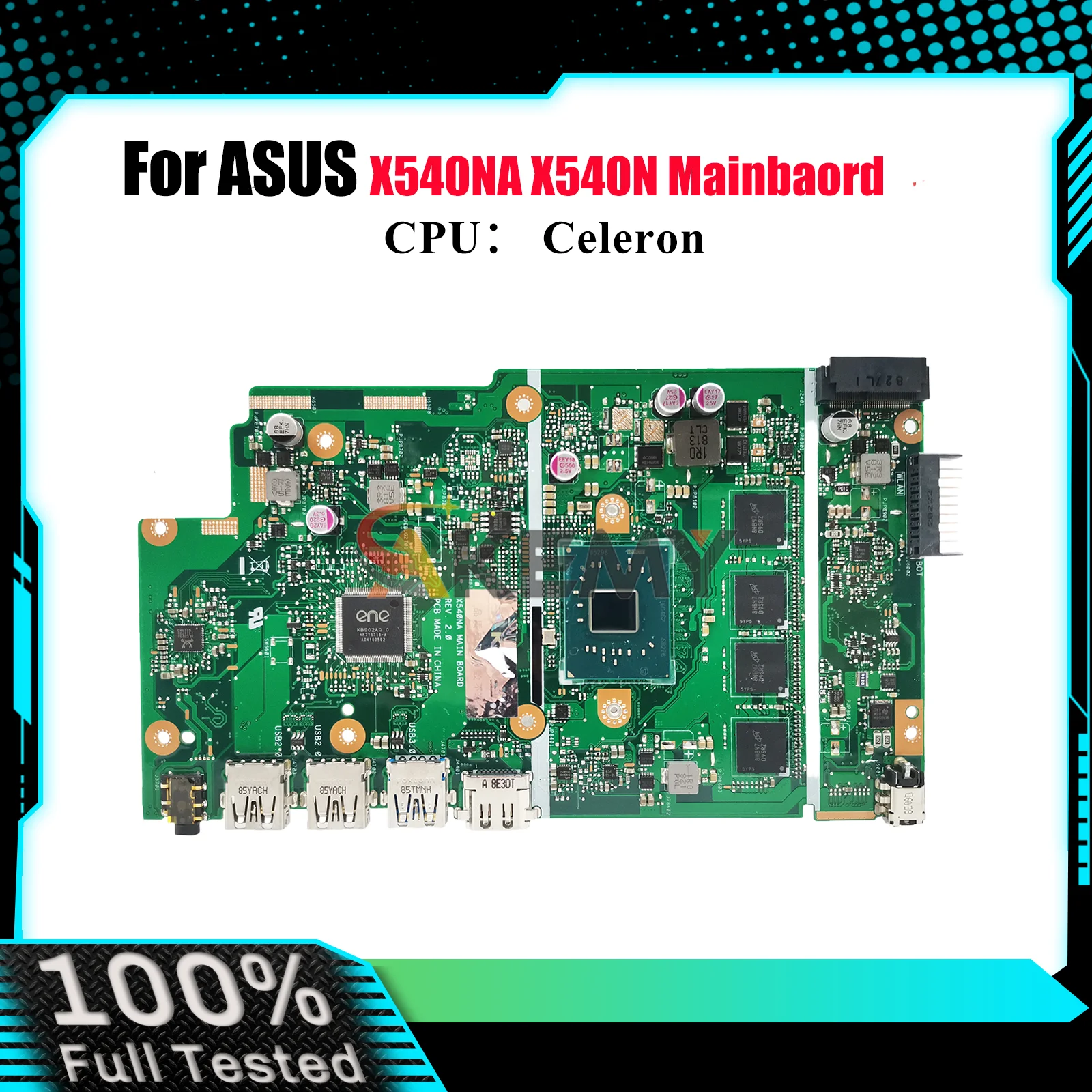 

X540NA Laptop Motherboard For ASUS VivoBook A540N X540NA F540N X540NV D540N X540N R540N Notebook Mainboard With Celeron CPU stk
