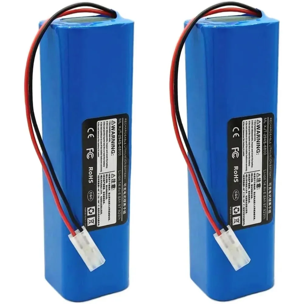 100% New 5200mAh/6800mAh Battery INR18650 M26-4S2P For ROEMO SYB2 For Tefal X-PLORER Serie 95 ANIMAL CARE RG7975WH battery