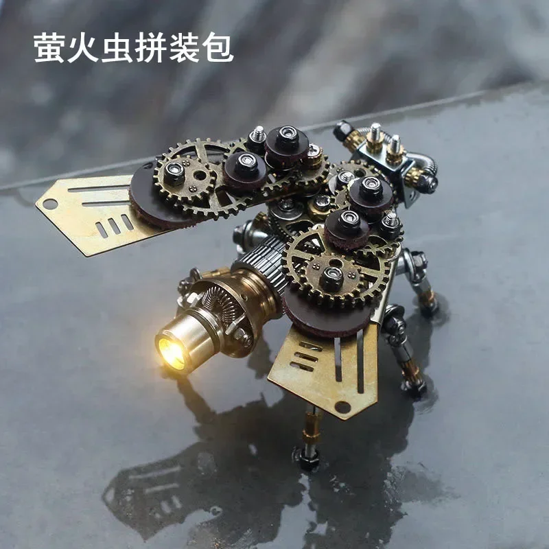 mechanical-party-firefly-three-dimensional-metal-assembly-package-insect-model-toy