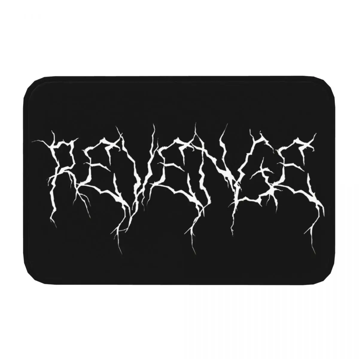 Revenge Style Black Heavy Metal Non-slip Doormat Carpet Living Room Kitchen Mat Outdoor Home Decor