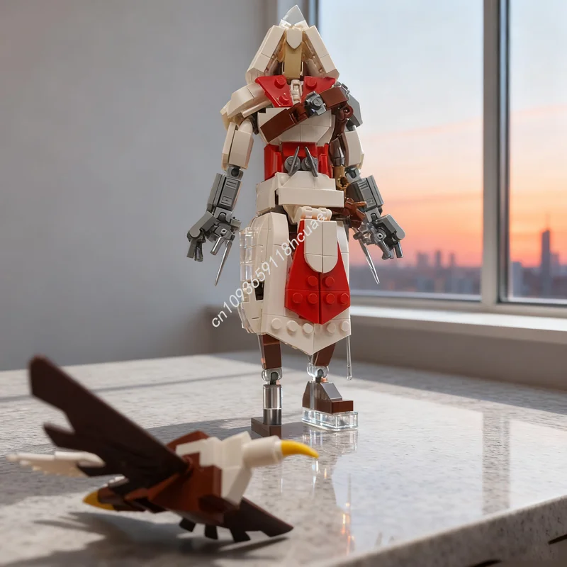 

355 шт. MOC Assassin S Creed Ezio Brotherhood модель строительные блоки архитектура DIY идея игрушки образование Рождественский подарок кирпич