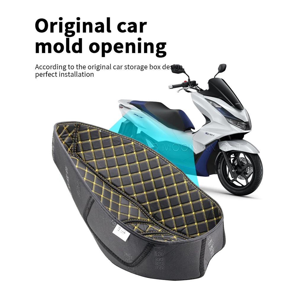 Motorcycle Storage Box Liner Luggage Tank Cover Seat Bucket Pad For Honda PCX 125 150 160 ADV 150