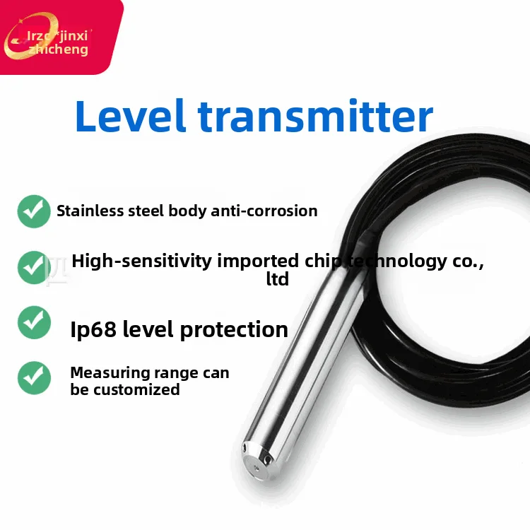 Liquid level sensor: Immersion detection and control water level meter RS485 communication static pressure water level transmitt