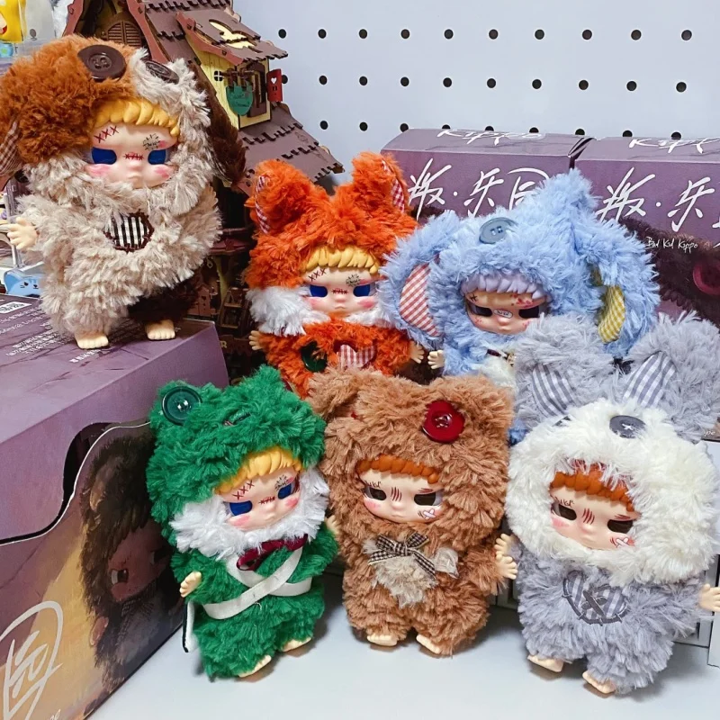 

Подлинная игрушка-яйер Kippo, коллекционные украшения из серии Paradise, слепая коробка Happy Bad Kid Kippo Rebel, виниловая кукла с лицом