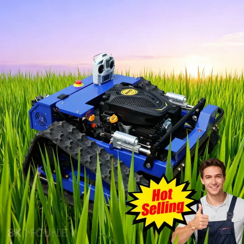 

Customized All-Terrain 360° Rotating Electric Start Remote Control Crawler Mower High Cost Performance for Home Garden