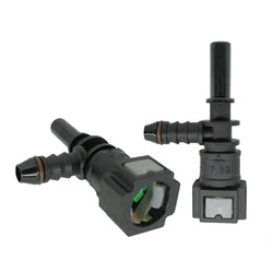 7.89 ID6 T-Type Auto Car Fuel Line Hose Quick Release Connect Connector Nylon Fitting Female Connector Automotive Accessories
