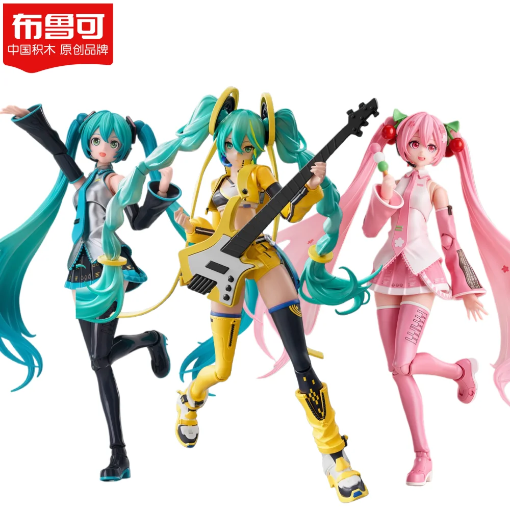 blokees-miracle-edition-hatsune-miku-figurine-d'action-anime-assemblee-kit-de-modele-multi-version-cadeau-pour-les-ornements-de-collectionneur-et-de-fans