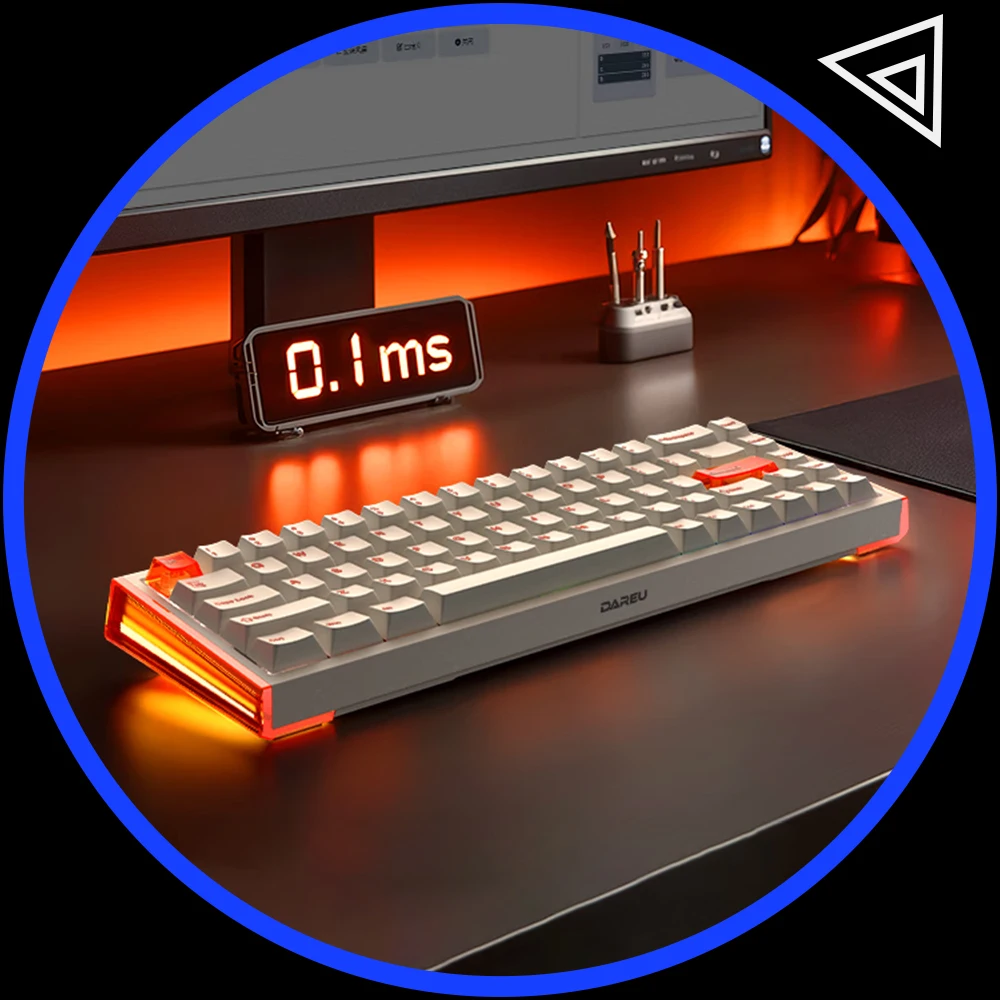 

DAREU COOL68 Magnetic Switch Keyboard Wired Mechanical Keyboards 8000Hz RT0.01mm Gaming Keyboard PC Accessories With Light Box