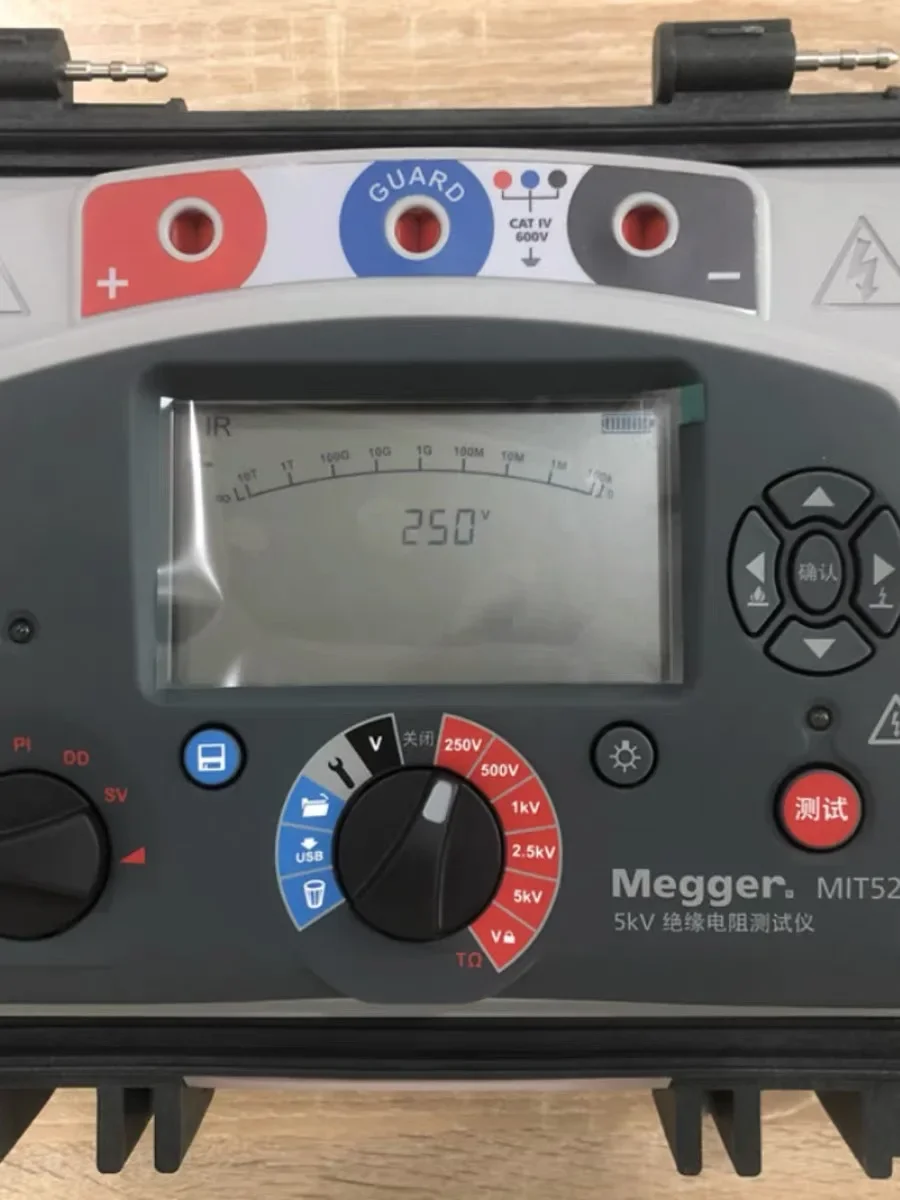 Probador de resistencia de aislamiento megger Sverker 900 Dlro10hd-ohmímetro digital de baja resistencia 10 MT1525 MIT1025