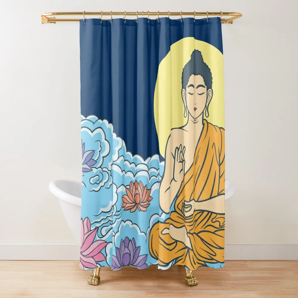 

Nirvana Buddha Shower Curtain Shower For Bathrooms Shower Set Set For Bathroom Curtain