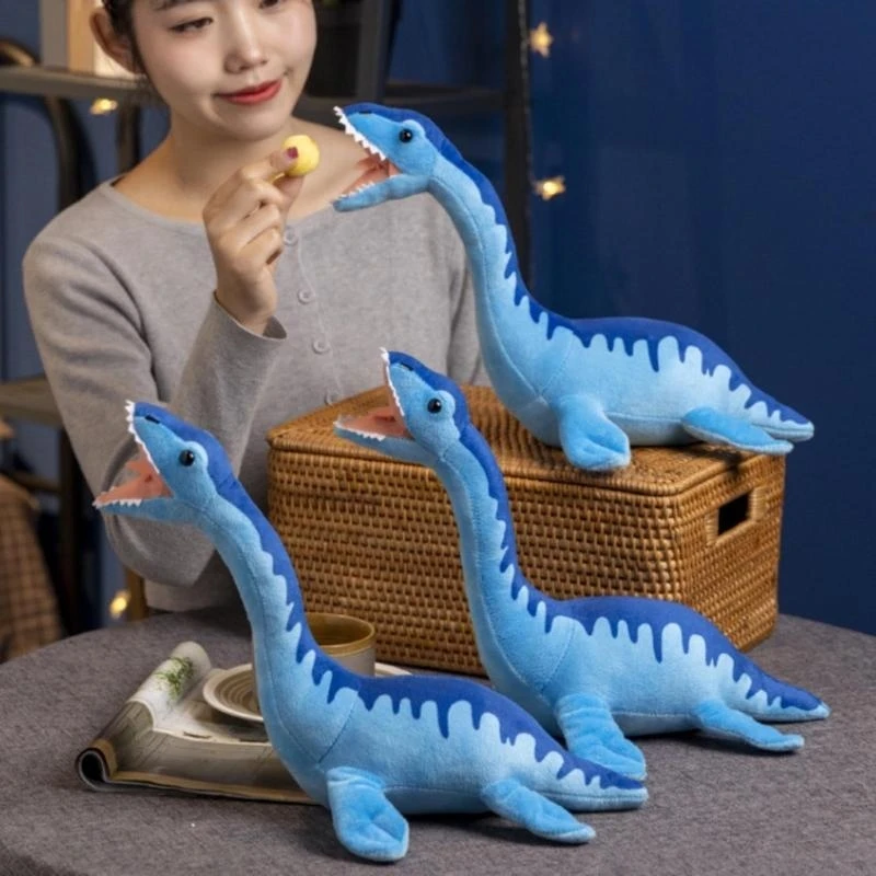 Y4qa peluche dinosaure mignon peluches douces animaux en peluche 16 pouces sommeil longueur poupée décorative cadeaux