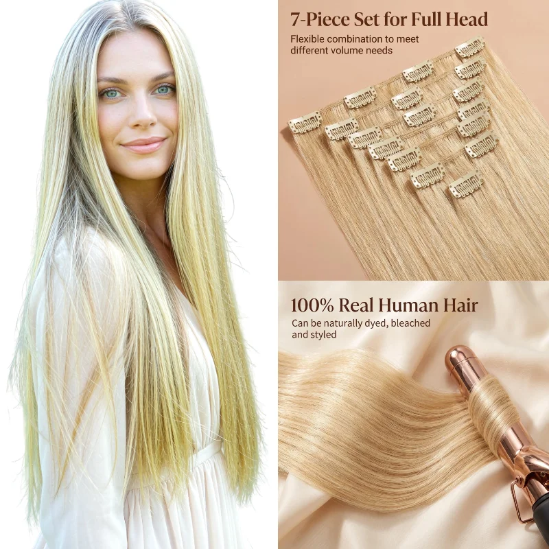 parrucca-con-clip-in-capelli-umani-al-100-7-pezzi-16-pollici-estensioni-lisce-p8-613-30-boost-volume-length-daily-all'ingrosso