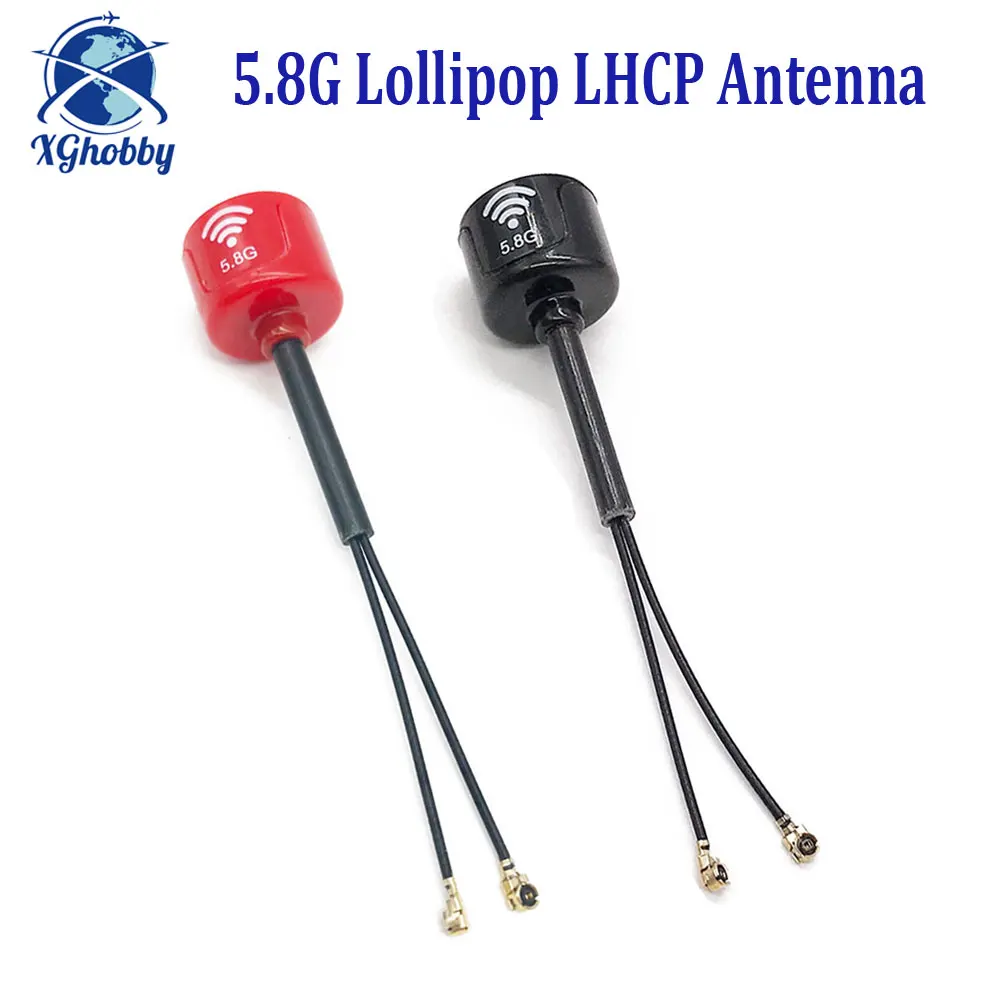 

2PCS 5.8G Lollipop LHCP Antenna High Gain 3Dbi IPEX1 Connector for DJI O3 Air Unit FPV System Racing Drone