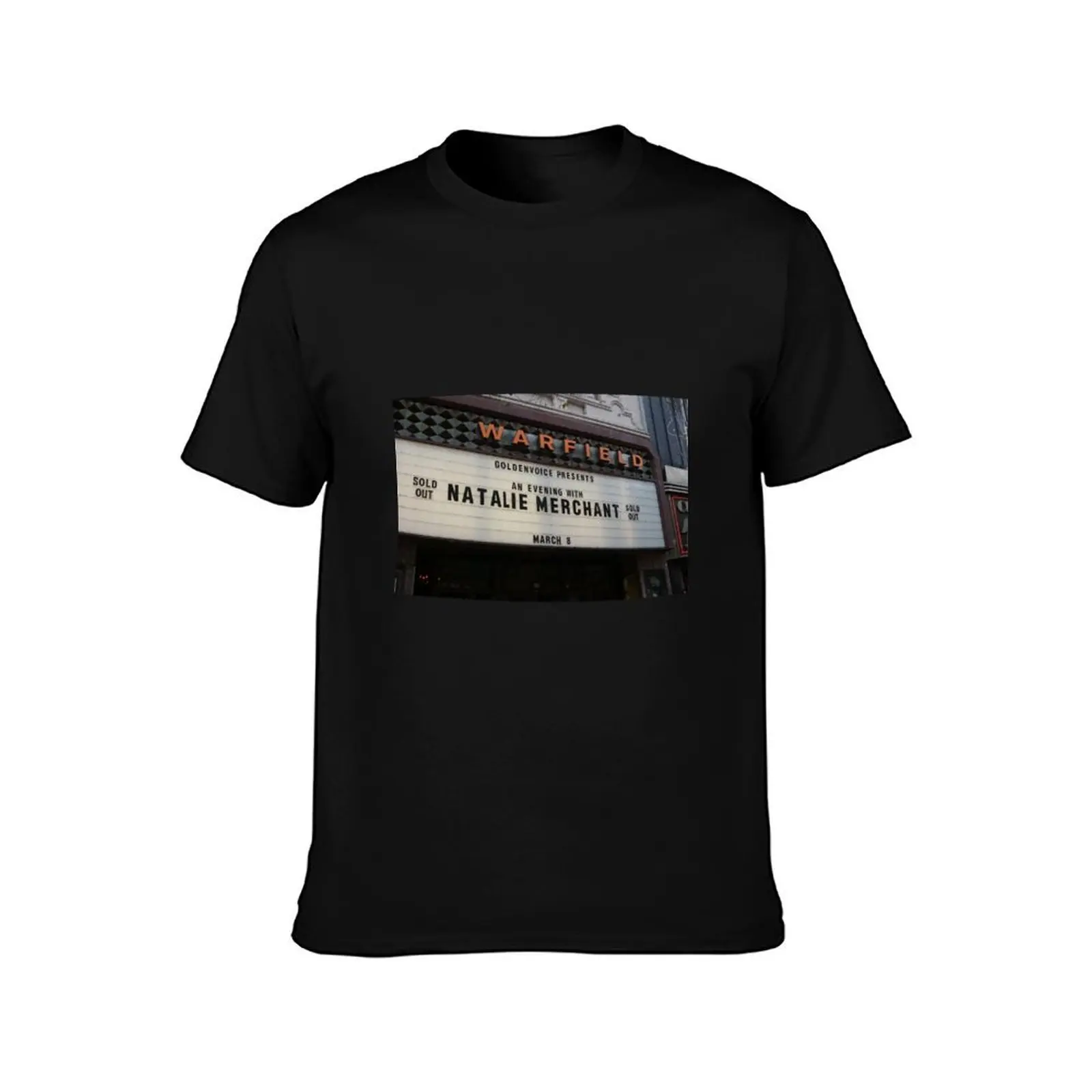 Natalie Merchant Marquee T-Shirt, Summer Casual Cotton Tee, Oversized Streetwear Tops, Vintage Graphic Print, Unisex Men Women