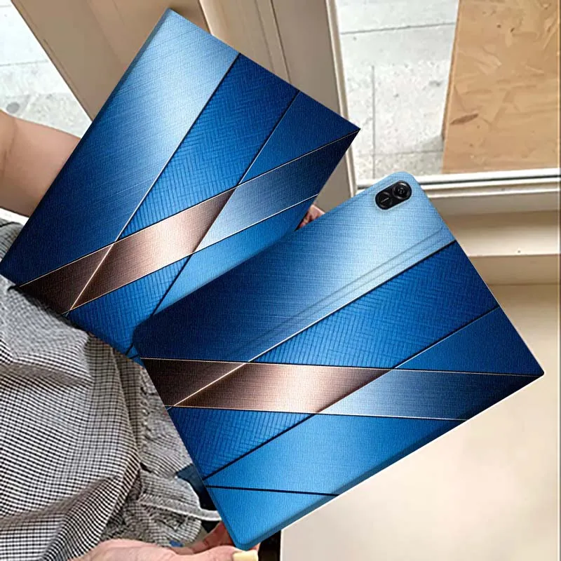 

Metallic style pattern For Huawei MatePad M5 T5 SE 11 Pro Honor Tab 5 V7 V8 X9 GT 10.1 10.8 Inch Tablet Case