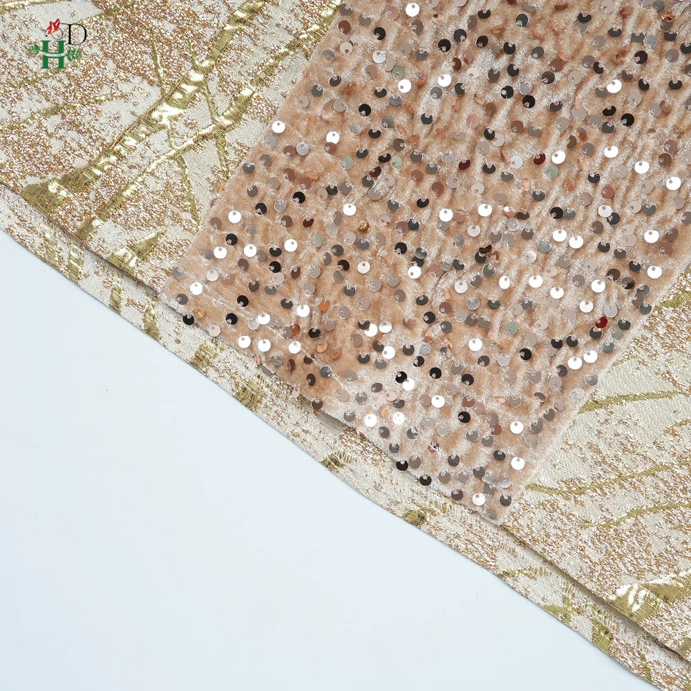 فساتين أفريقية جديدة للنساء بأكمام قصيرة فستان حفلات الزفاف المسائية مقاس كبير فساتين ترتر أنيقة رداء إسلامي بلون الشمبانيا #4