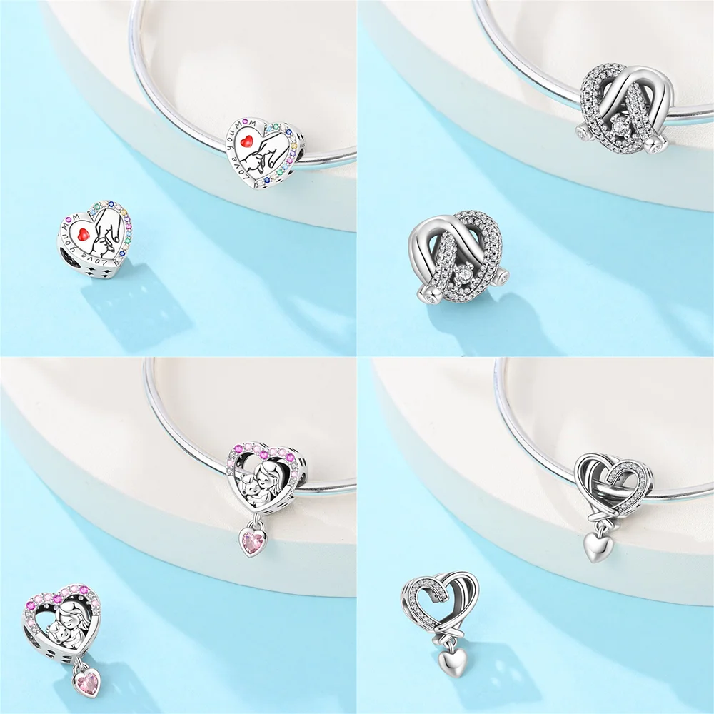 Посеребренные розовые бусины-ш – обзор и цена Women'S Keychain Accessories