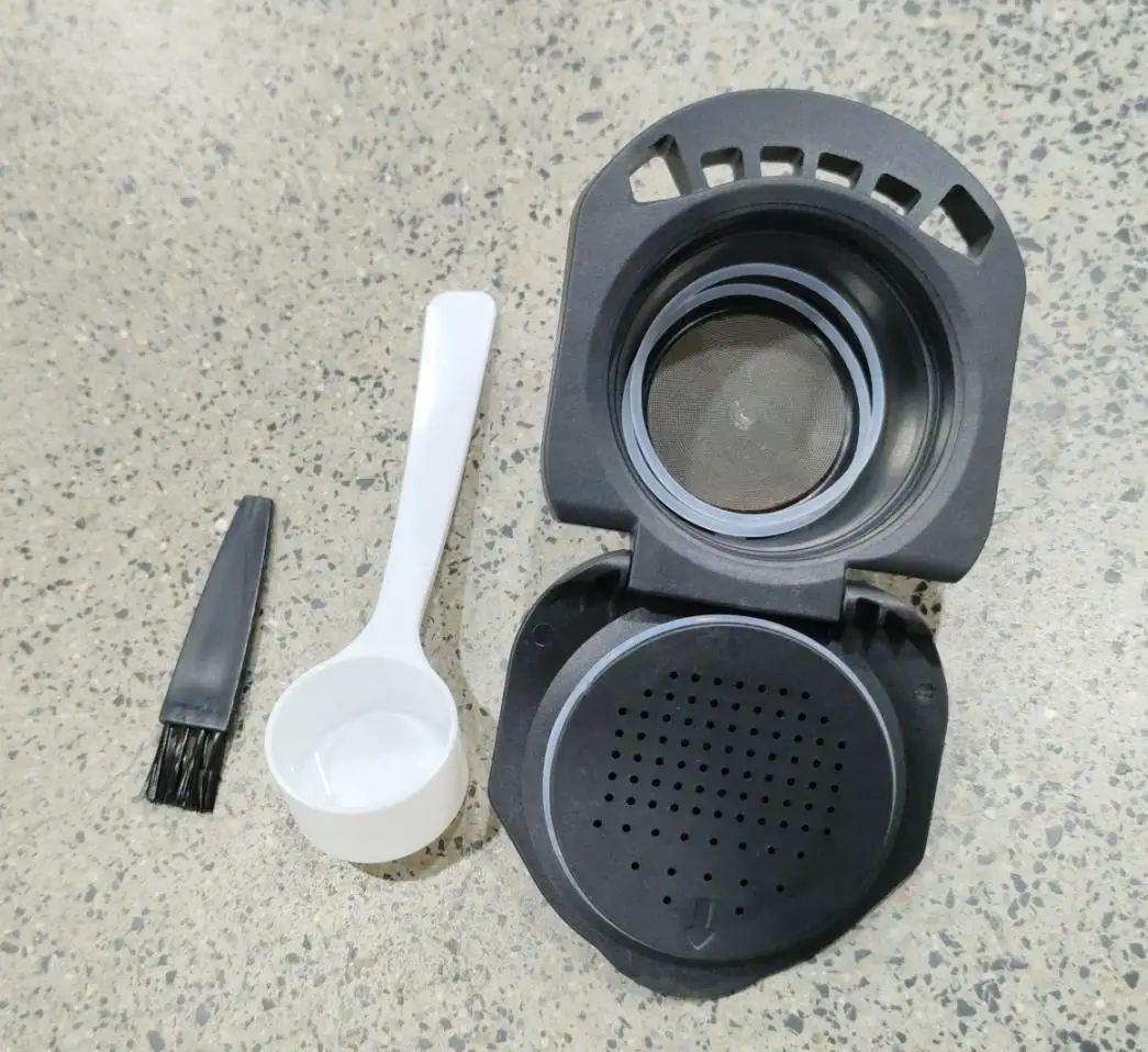 Adaptador de Cápsula Reutilizável para Dolce Gusto, Conversor de Cápsula de Café Recarregável Compatível com Piccolo XS/Genio S/EDG 305/606.S