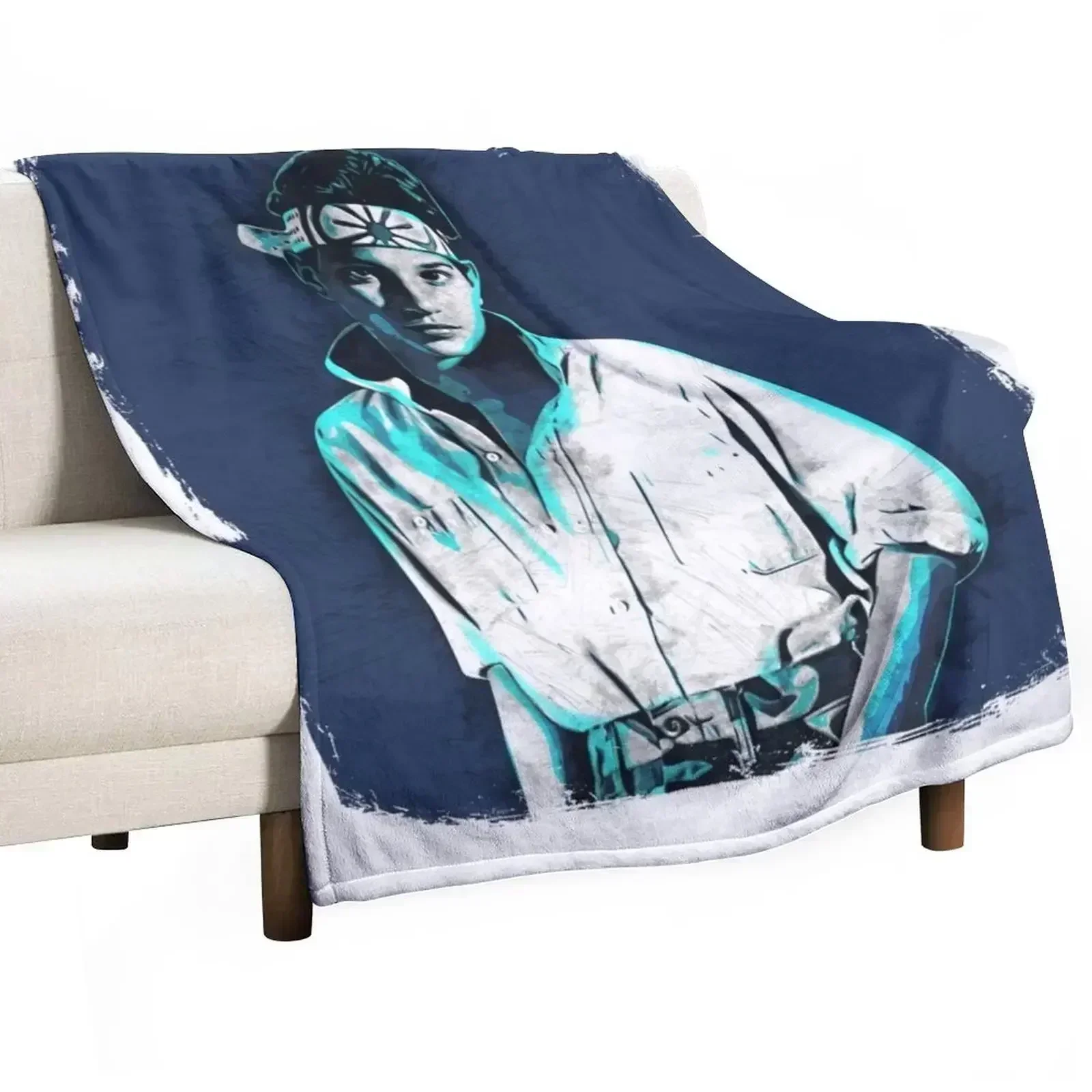 

Ralph Macchio - Karate Kid Throw Blanket Cozy Warm Blanket for Bed Room Decor