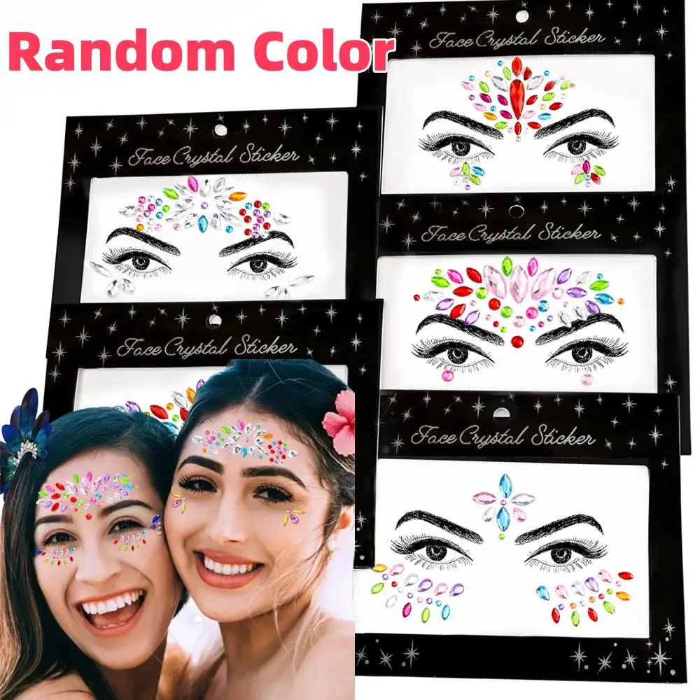 

1 лист 3D разные цвета драгоценные камни лицо татуировка наклейка блеск лицо тело кристалл бриллианты наклейки фестиваль музыкальная вечеринка временные татуировки