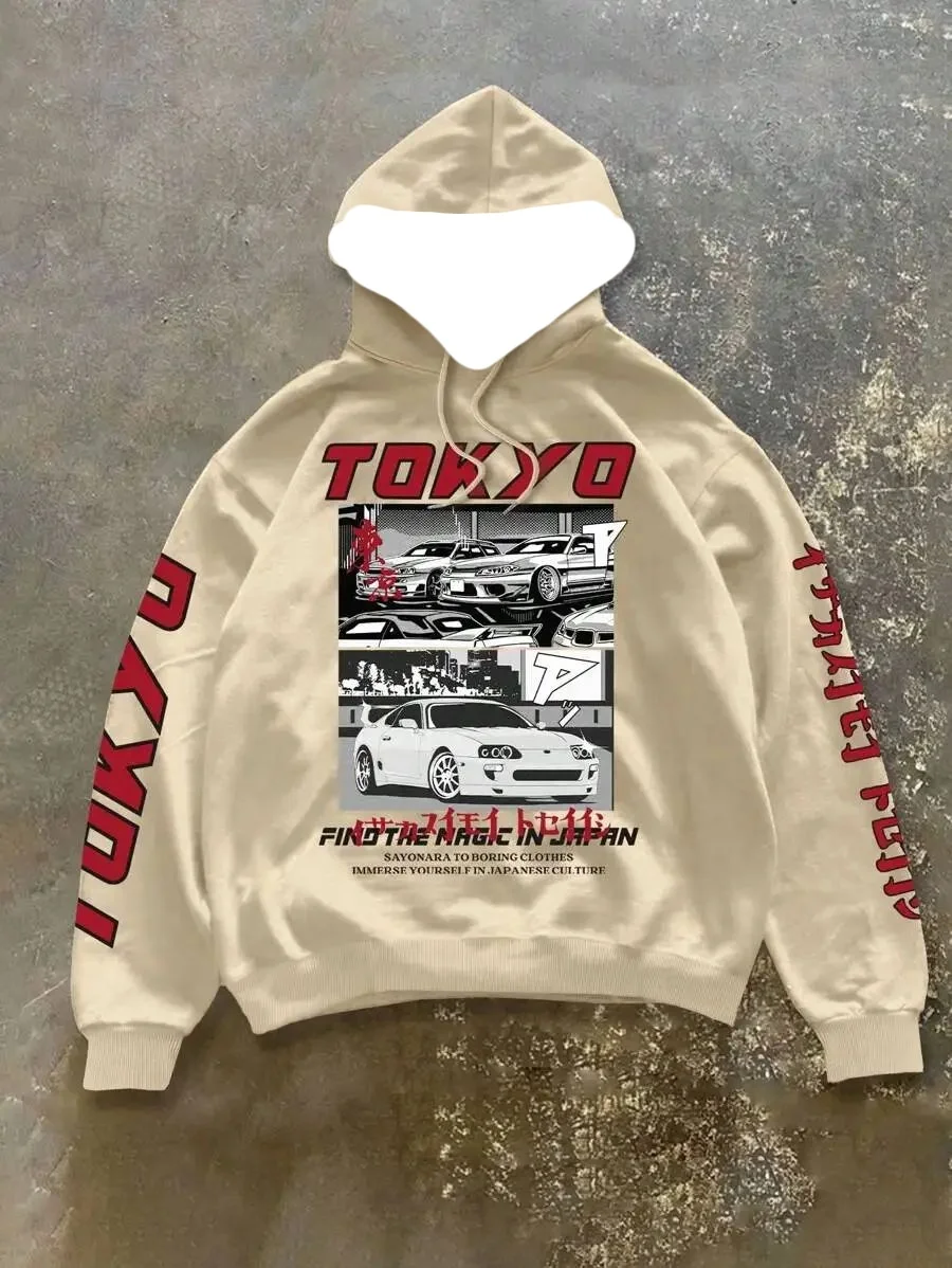 

Осенняя мода 2024, новая женская осенняя толстовка с капюшоном и принтом статуи Нью-Йорка, уличный топ в уличном стиле