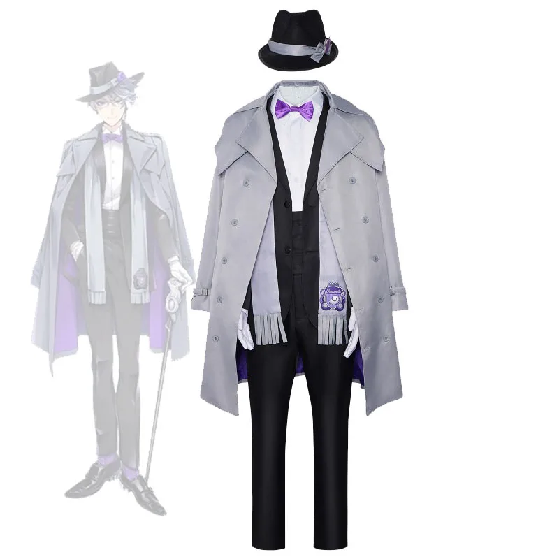 

Twisted Wonderland Azul Ashengrotto Cosplay Costume Night Raven College Octavinelle Azul's Uniform Suit Games Anime Stage Outfit