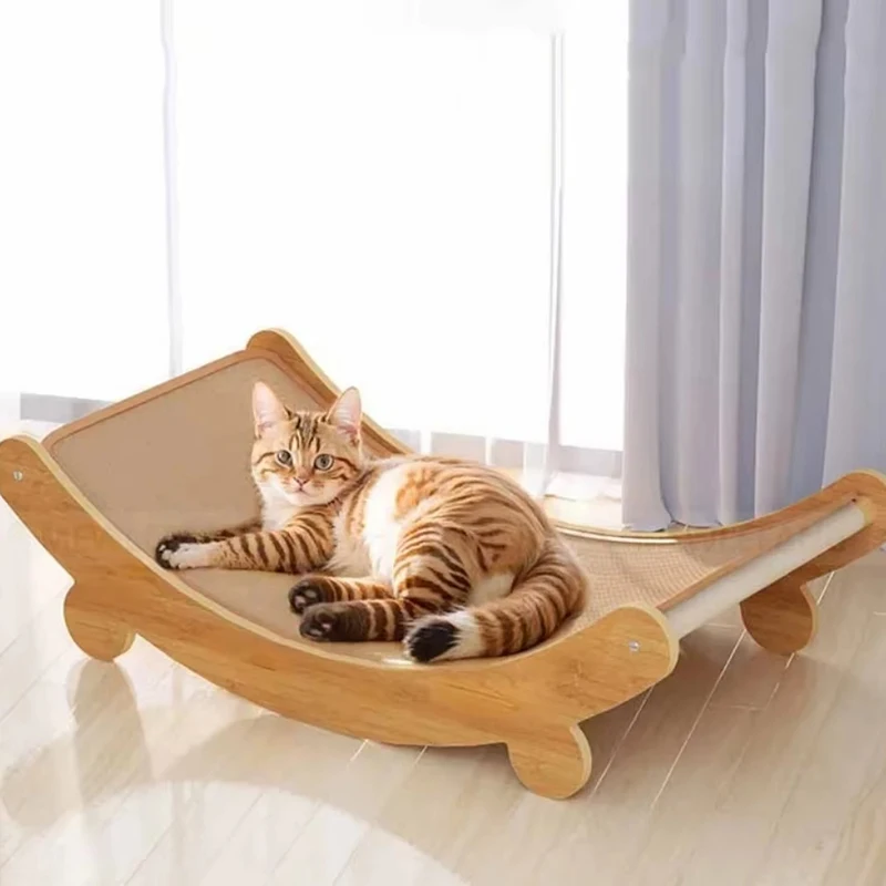 Cat Lounge Chair Extra Large Pet Cat Nest Sisal Bed That Does Not Shed Crumbs Four-season Cat Scratching Board Cat Nest Pet Sofa