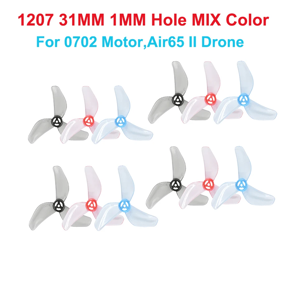 4X Gemfan 1207 31MM 1614 40MM 3-Blatt-Propeller 1MM 1,5MM Schaft PC-Propeller für BETAFPV Air65 II Air75II Quadcopter für Tiny Drone – Detail 26