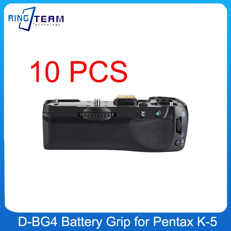 10PCS  K-5 Battery Grip D-BG4 for Pentax  K5 K-5 II K5II K-5 IIs K5IIs K-7 K7 Vertical Handle Work D-LI90 Battery