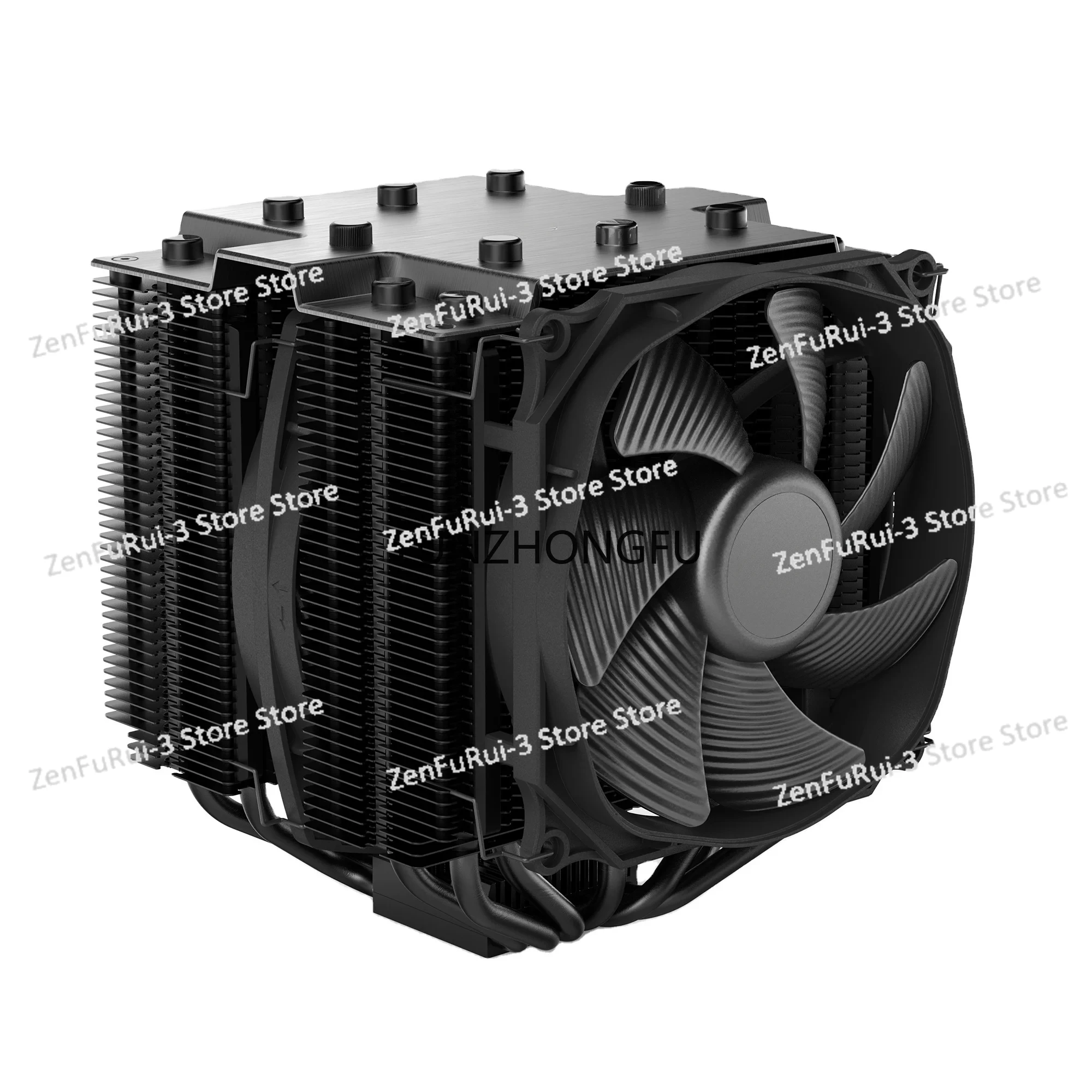 Twin Towers and Dual Fans  7 Heat Pipes Air Cooler be quiet!   4 CPU radiator Multi-platform