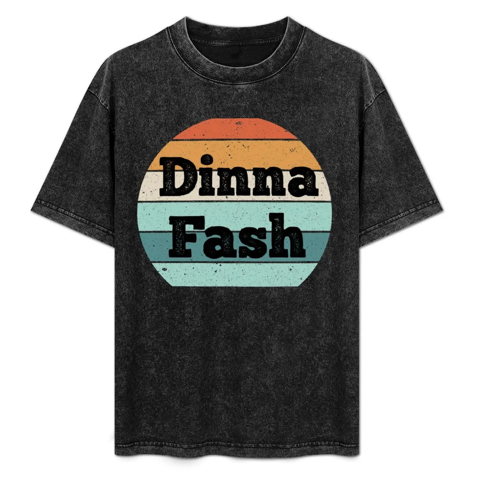 Dinna Fash - Camiseta vintage básica de color liso para todas las estaciones