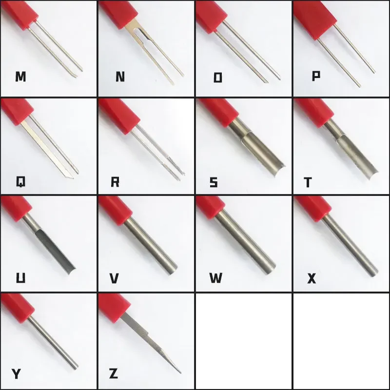 26 ชิ้น Terminal disassembly Needle EXTRACTOR สายไฟปลั๊กปลดล็อคเครื่องมือวงจรดึง Key Circuit Disassembly